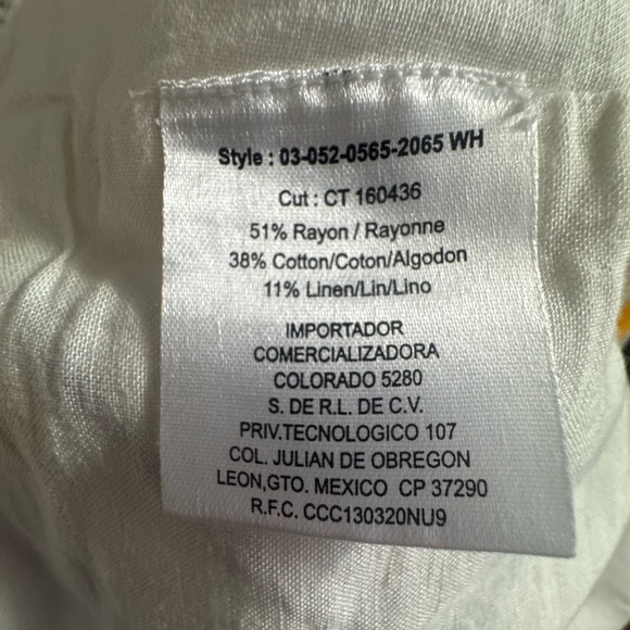 Cropped White and Blue Striped Women's summer tank - Picture 4 of 4